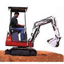 Mini Excavator $249.99 Day image